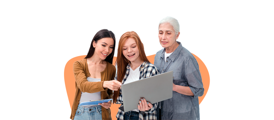 Mulheres pesquisando o que é nicho no marketing digital