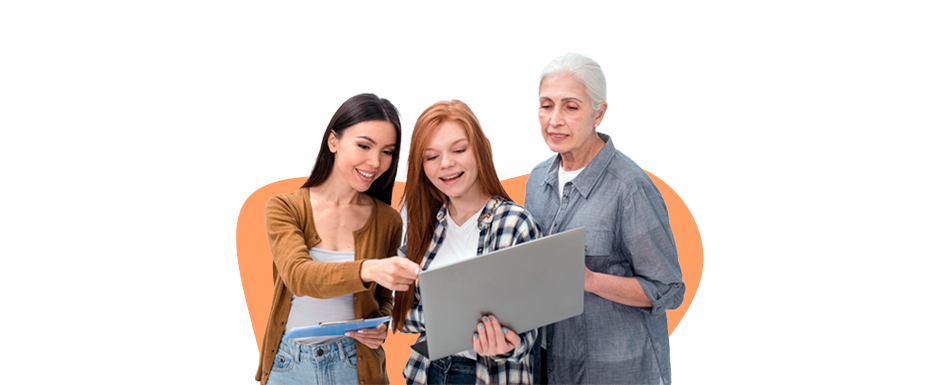 Mulheres pesquisando o que é nicho no marketing digital